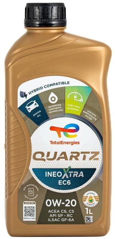 TOTAL Quartz Ineo Xtra EC6 0W-20, 1 l Motorový olej