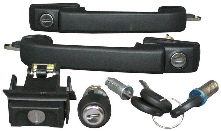 ACI súprava zámkov kľučky predných dverí s vložkou, spínačka bez...