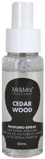 Mr & Mrs Fragrance Cesare Spray Cedar Wood Vôňa do auta