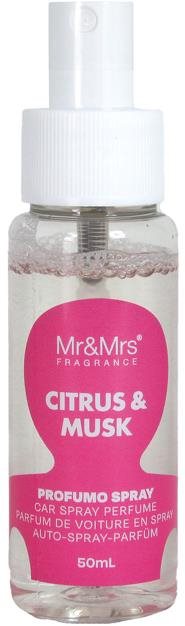 Mr&Mrs Fragrance Cesare Spray Citrus & Musk Autóillatosító