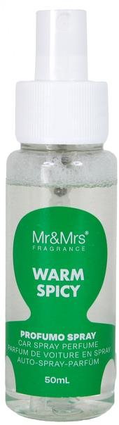 Mr & Mrs Fragrance Cesare Spray Warm Spicy Vôňa do auta