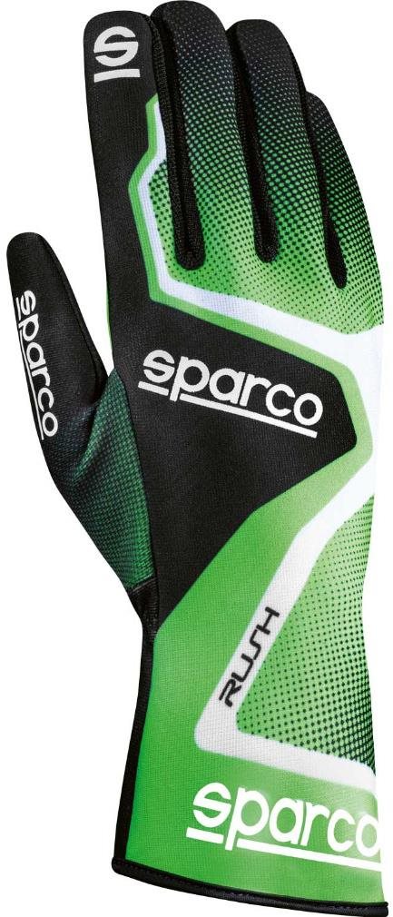 Sparco Rush Kartingové rukavice, farba zelená, veľkosť 10 Šoférske...