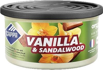 Cappa autovôňa Organic Vanilla & Sandalwood Vôňa do auta