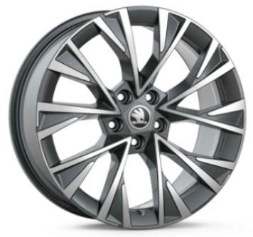 ŠKODA DOFIDA 18" na Superb IV antracitová Alu disk
