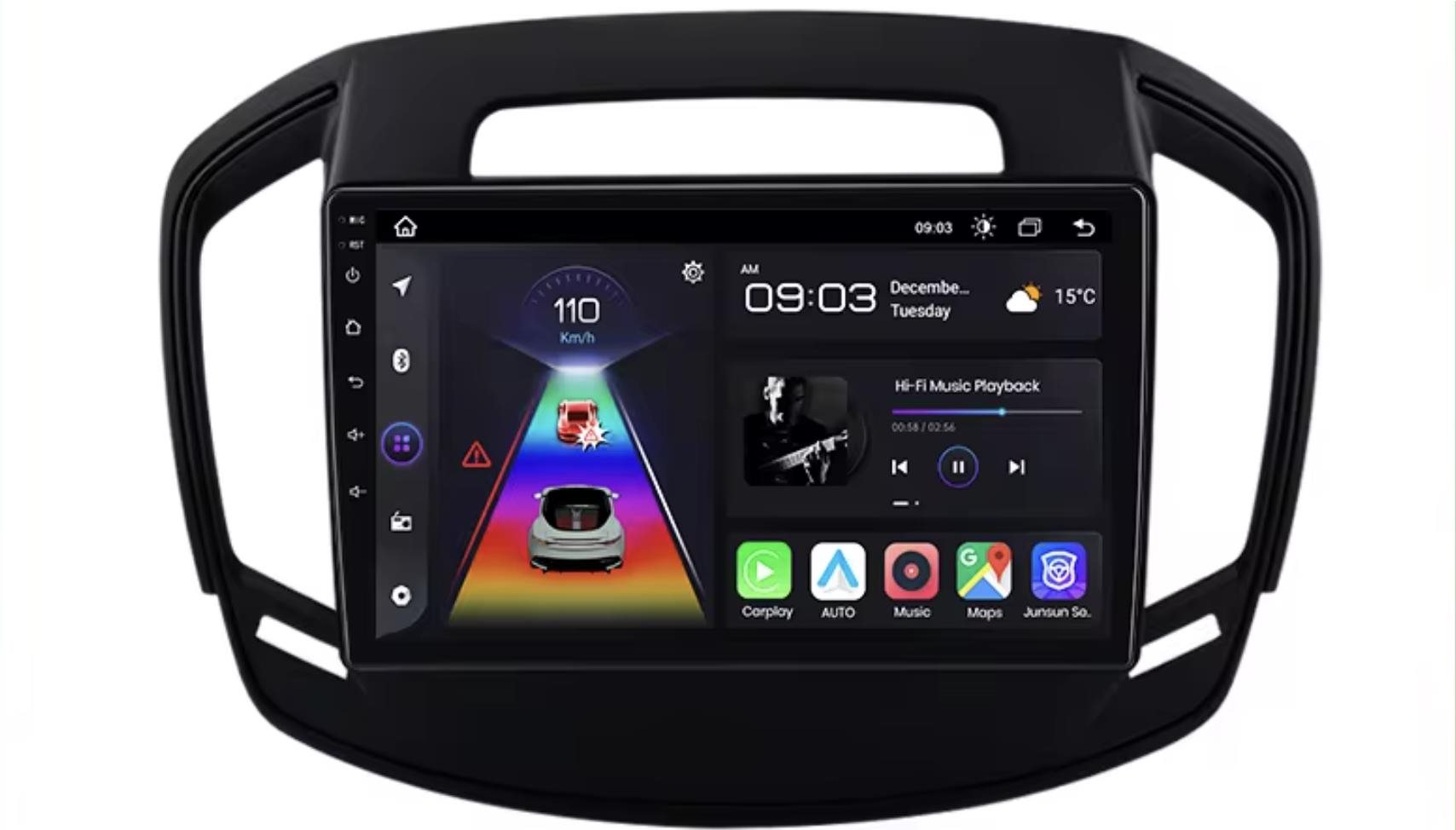 Hizpo Autorádio do Opel Insignia 2013-2017, GPS Navigace, Kamera,...