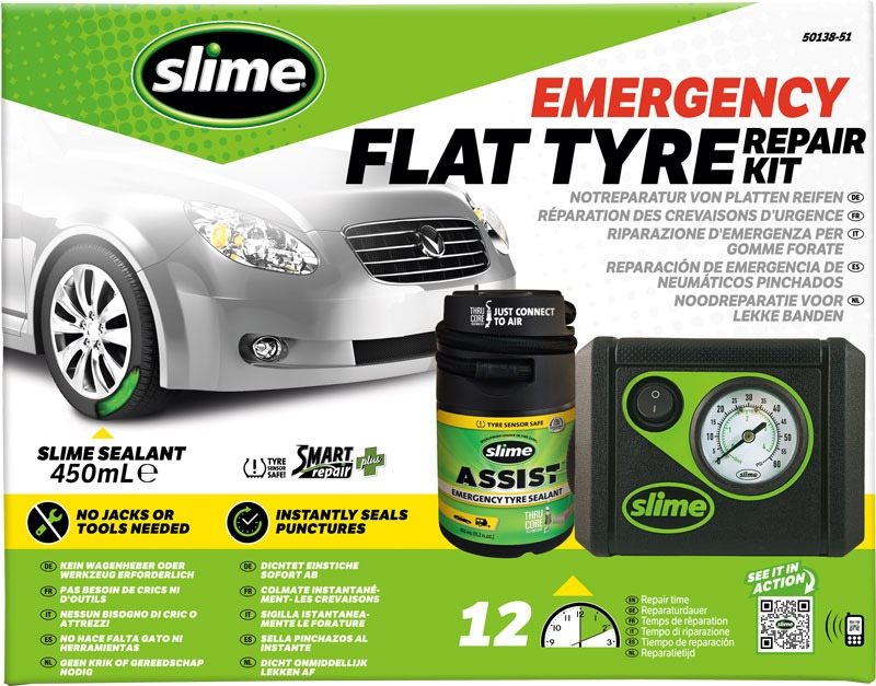 Slime Smart Repair Plus – na defekty osobných vozidiel Opravná sada...