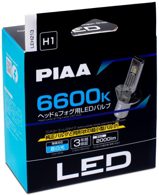 PIAA Gen4 LED náhrady autožiaroviek H1 6600K so zabudovaným...