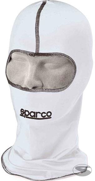 Sparco Basic Kartingová kukla, biela Nehorľavá kukla