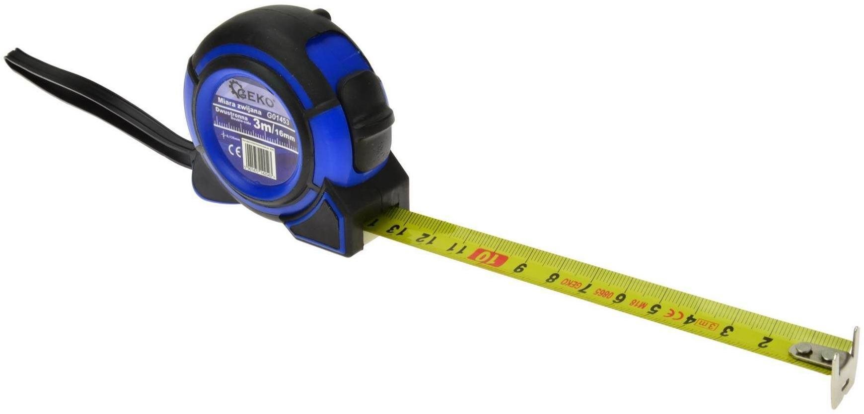 GEKO zvinovací meter 3 m × 6  mm Zvinovací meter