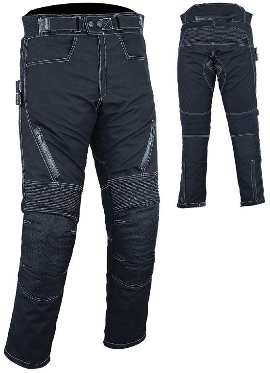 MAXX – NF 2610 Textilné nohavice čierne S Moto nohavice