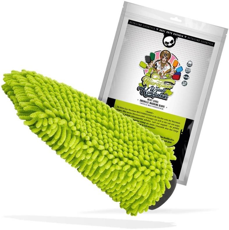 Nuke Guys Chenille Lime – Mikrovláknová rukavica na umývanie...