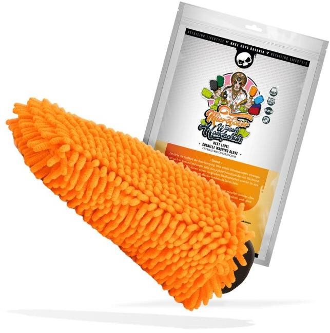 Nuke Guys Chenille Orange – Mikrovláknová rukavica na umývanie...
