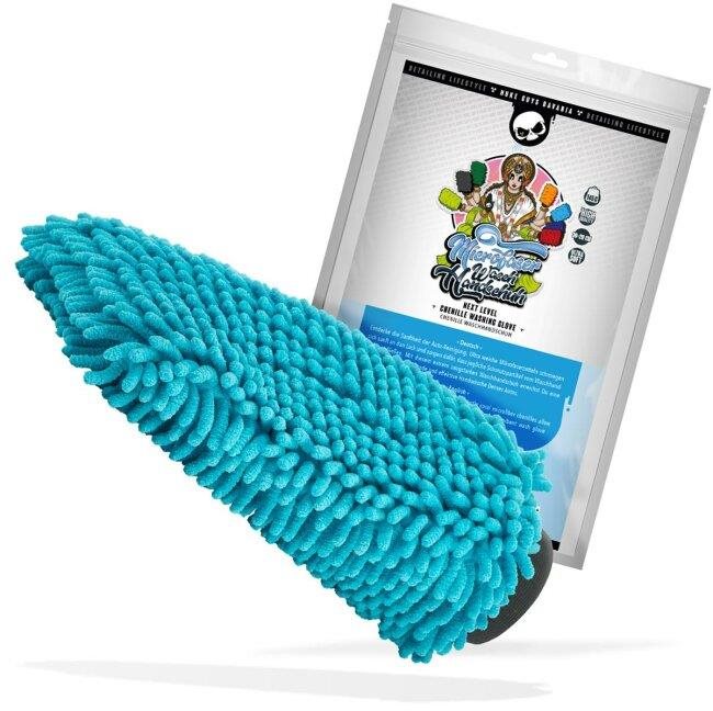 Nuke Guys Chenille Hell Blue – Mikrovláknová rukavica na umývanie...