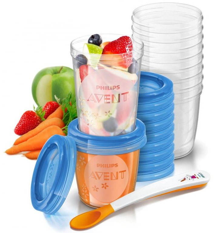 Philips AVENT VIA Jedálenská súprava pre batoľatá 20 ks Dózy na...