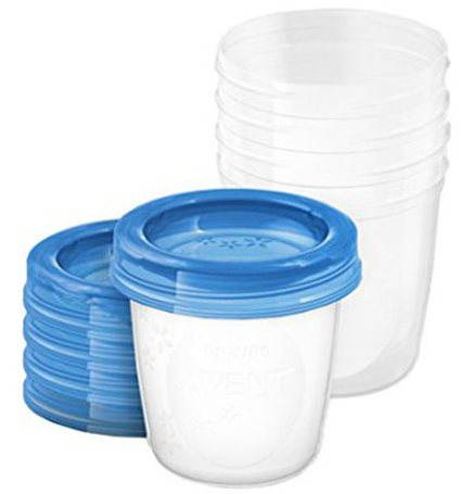 Philips AVENT VIA, poháriky, 180 ml - 5 ks Dózy na potraviny