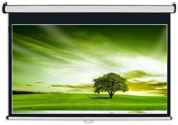 AVELI Aufrollbare Leinwand - 204 cm x 115 cm (16:9)...
