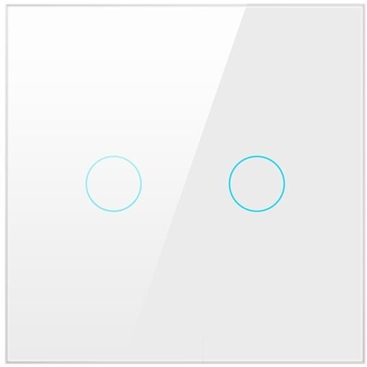 AVATTO LZTS02-EU-220V Zigbee Schalter, weiß (2-gang, No Neutral)...
