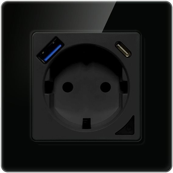 AVATTO N-WOT10-EU – WiFi, USB, čierna Smart zásuvka
