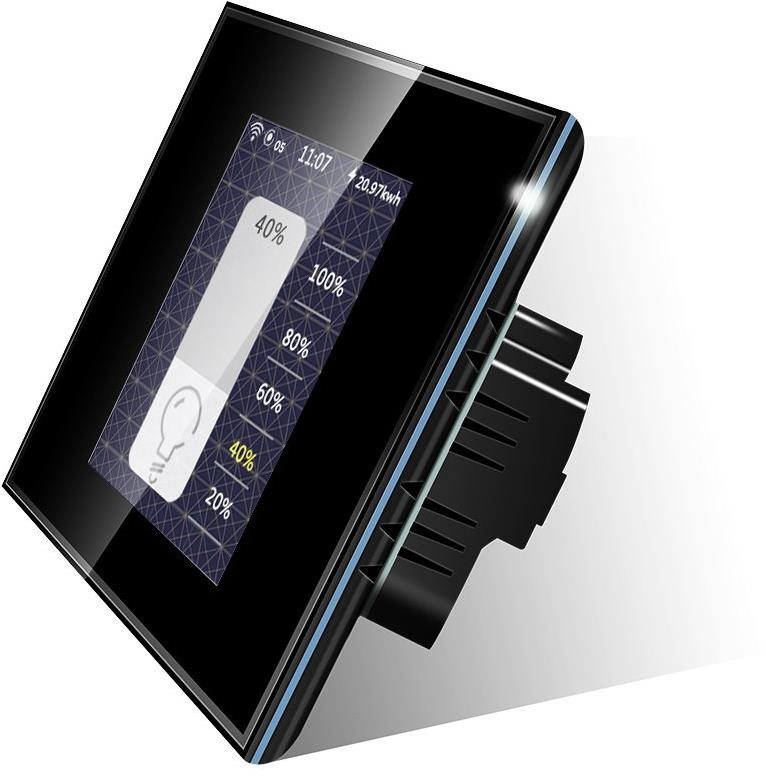 iQtech Millennium L8HSHKB, WiFi multifunkčný vypínač Apple Homekit,...