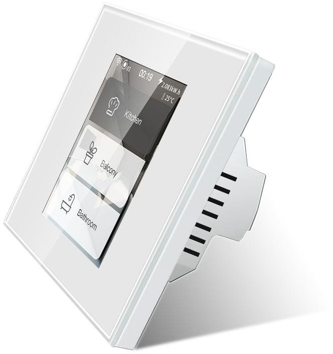 iQtech Millennium L8HSTYW, Wi-Fi multifunkčný vypínač Smartlife,...