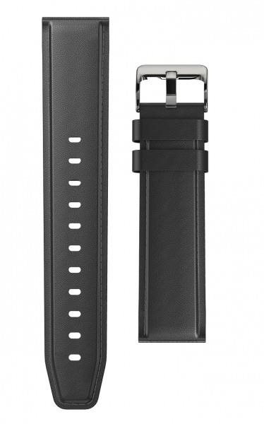 Alligator Watch 20mm Leather Strap, Black Watch Strap