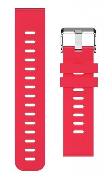 Alligator Watch 20mm Silicone Strap, Red Watch Strap