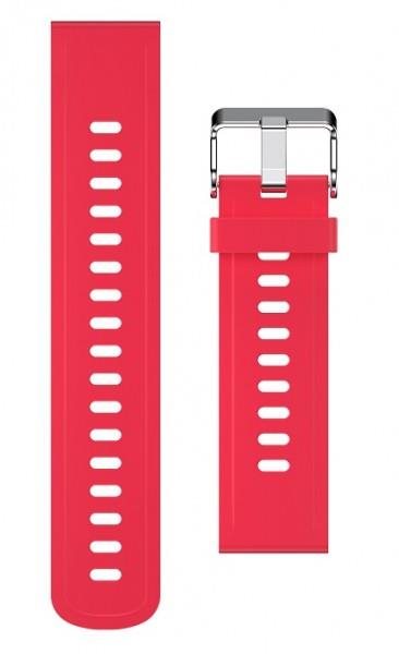 Alligator Watch 22mm Silicone Strap Red Watch Strap