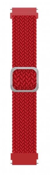Alligator Watch 22mm Textile Strap, Red Watch Strap