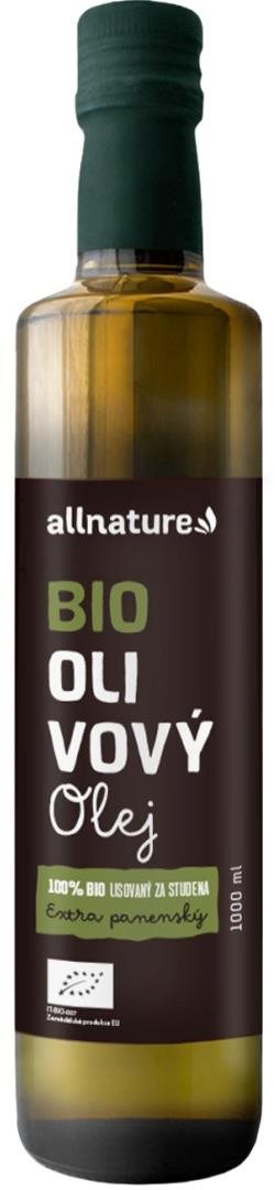 Allnature BIO extra panenský Olivový 1 l Olej
