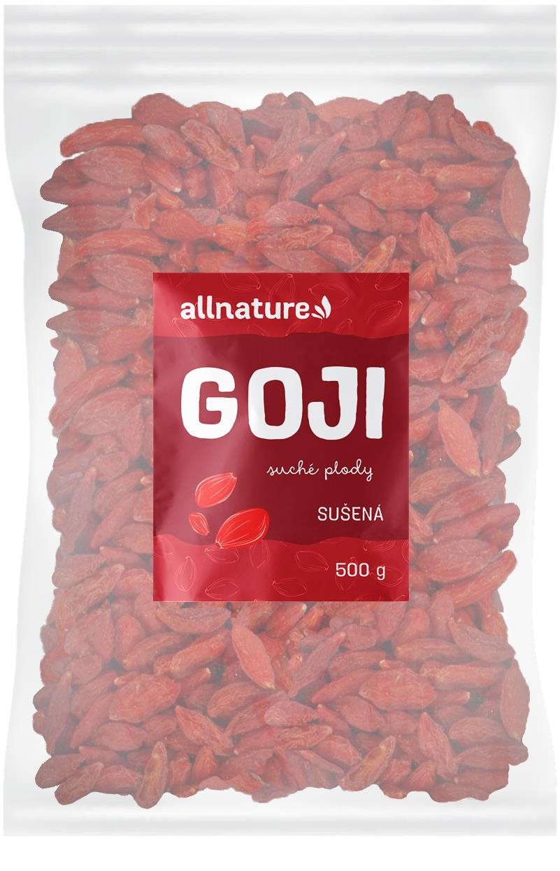 Allnature Goji – Kustovnica čínská sušená 500 g Sušené ovocie