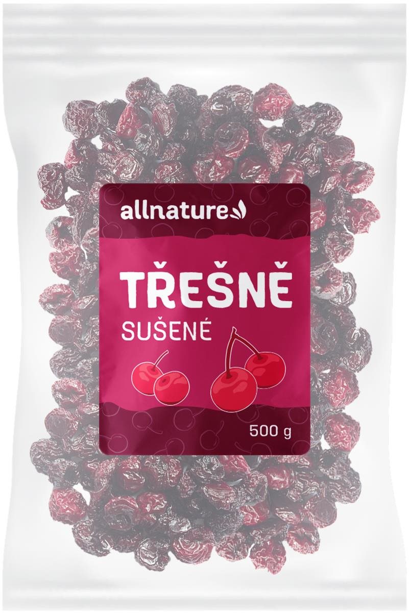 Allnature Sušené čerešne 500 g Sušené ovocie