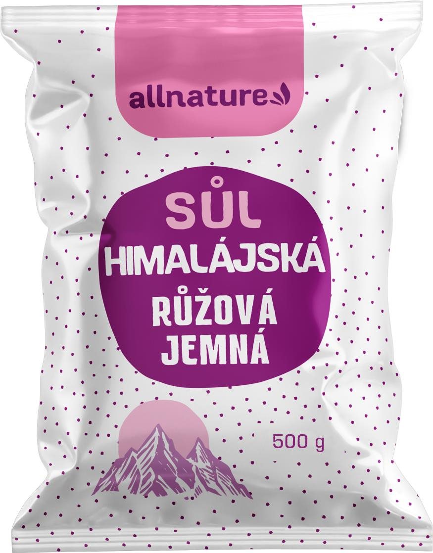Allnature Himalájska soľ ružová 500 g Soľ