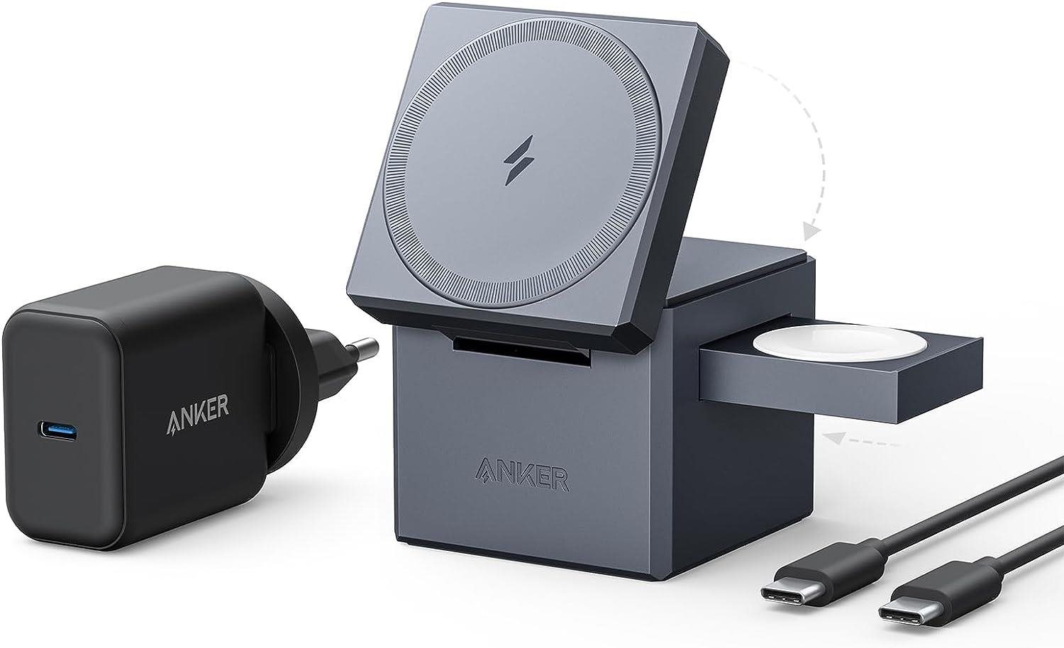 Anker 3in1 Cube MagGo Töltőállvány