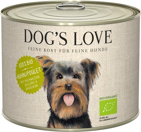 Dog's Love Bio Kurča 200 g Konzerva pre psov