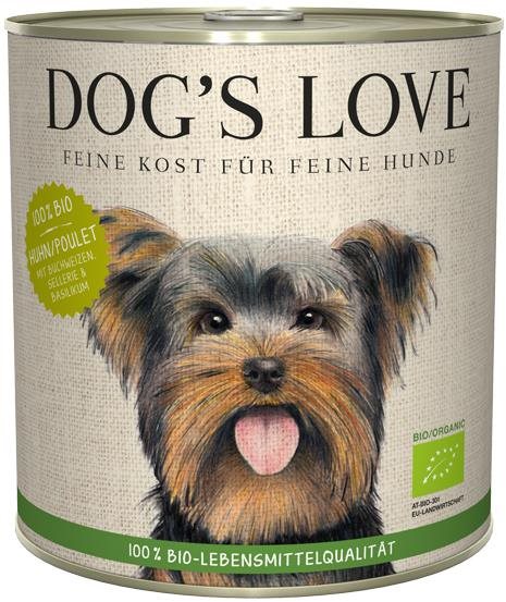 Dog's Love Bio Kura 800 g Konzerva pre psov