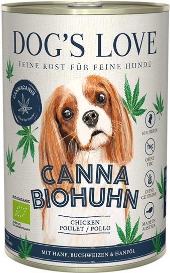 Dog's Love Canna Bio Kura Adult 400 g Konzerva pre psov