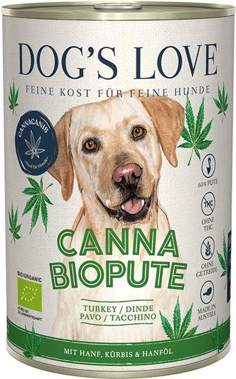 Dog's Love Canna Bio Moriak Adult 400 g Konzerva pre psov