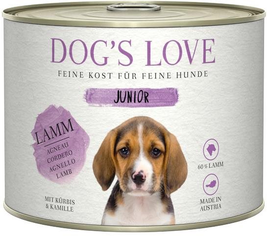 Dog's Love Jahňacie Junior Classic 200 g Konzerva pre psov