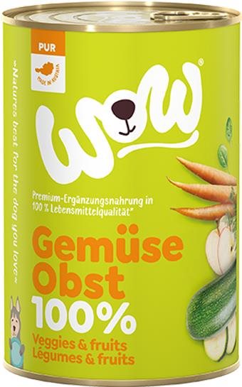 WOW PUR Zelenina a ovocie 400 g Konzerva pre psov