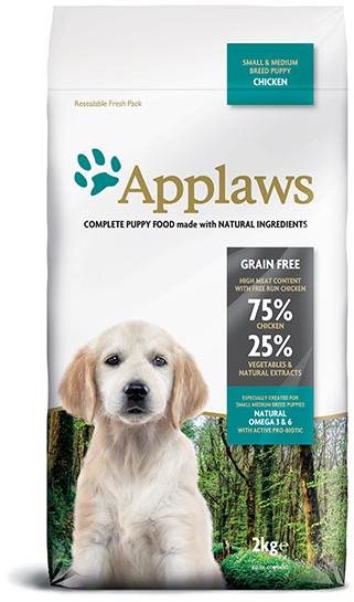 Applaws granule  Puppy Small & Medium Breed Kura 2 kg Granule pre...