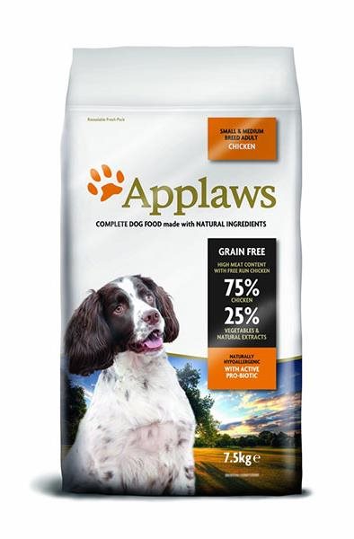 Applaws granule  Adult Small & Medium Breed Kura 7,5 kg Granuly pre...