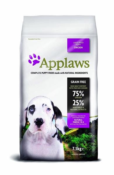 Applaws granule  Puppy Large Breed Kura 7,5 kg Granule pre šteniatka