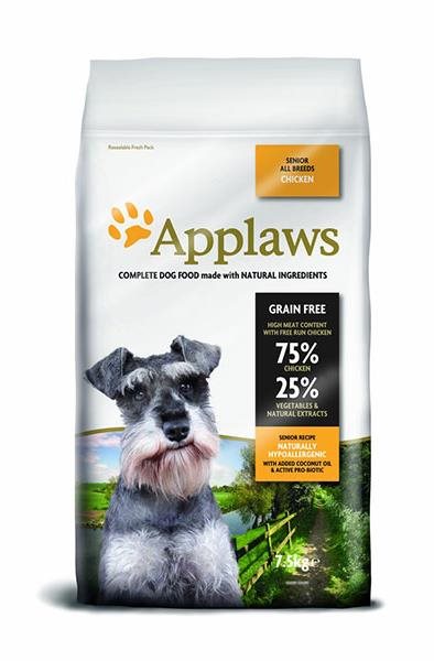 Applaws granule  Senior Kurča 7,5 kg Granuly pre psov