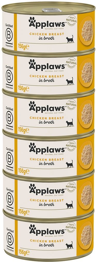 Applaws konzerva Kuracie prsia 6 × 156 g Konzerva pre mačky