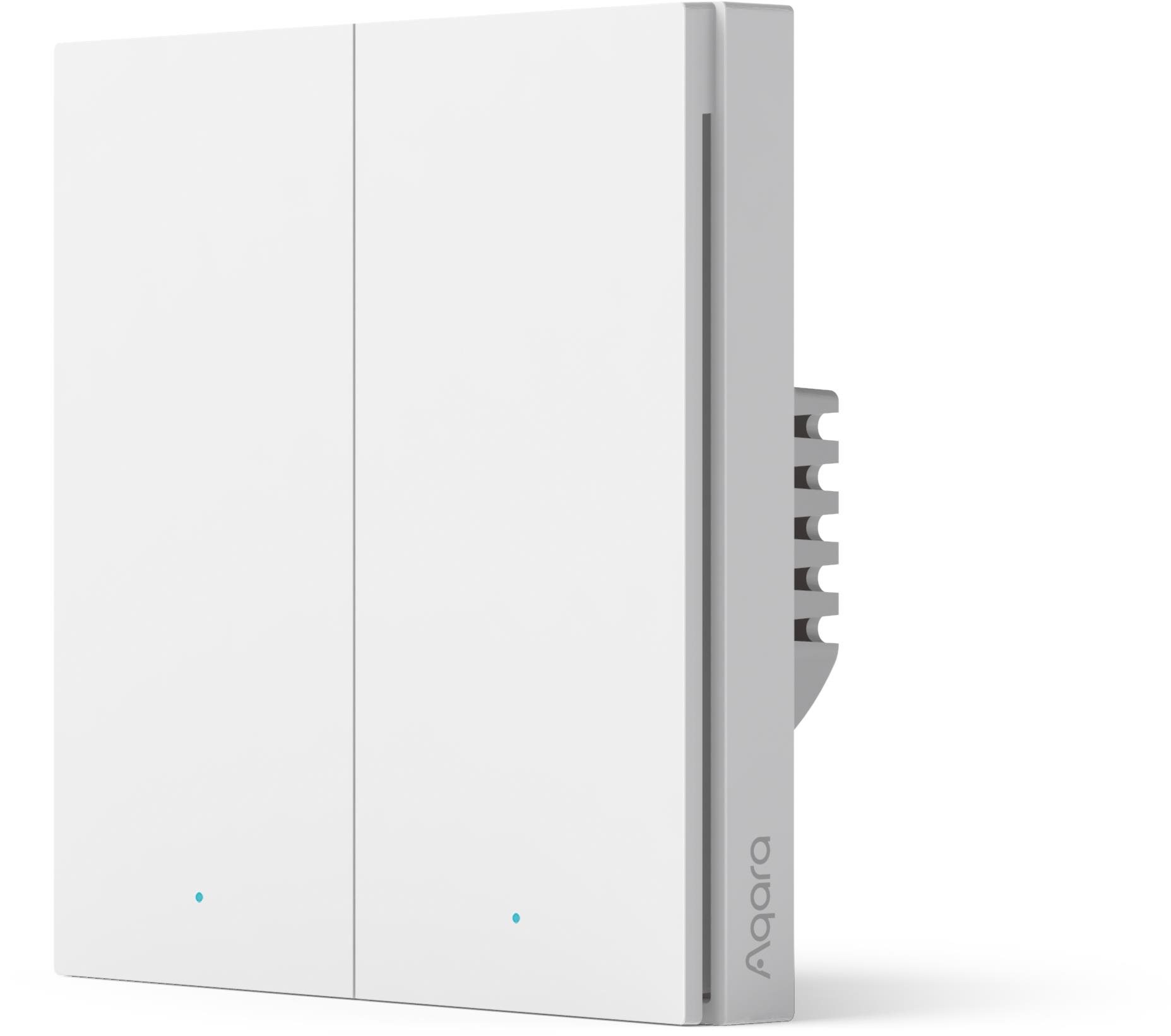 AQARA Smart Wall Switch H1(With Neutral, Double Rocker) -...