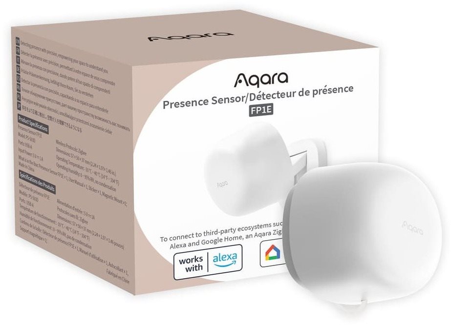 AQARA Presence Sensor FP1E (PS-S03D), Zigbee Pohybový senzor