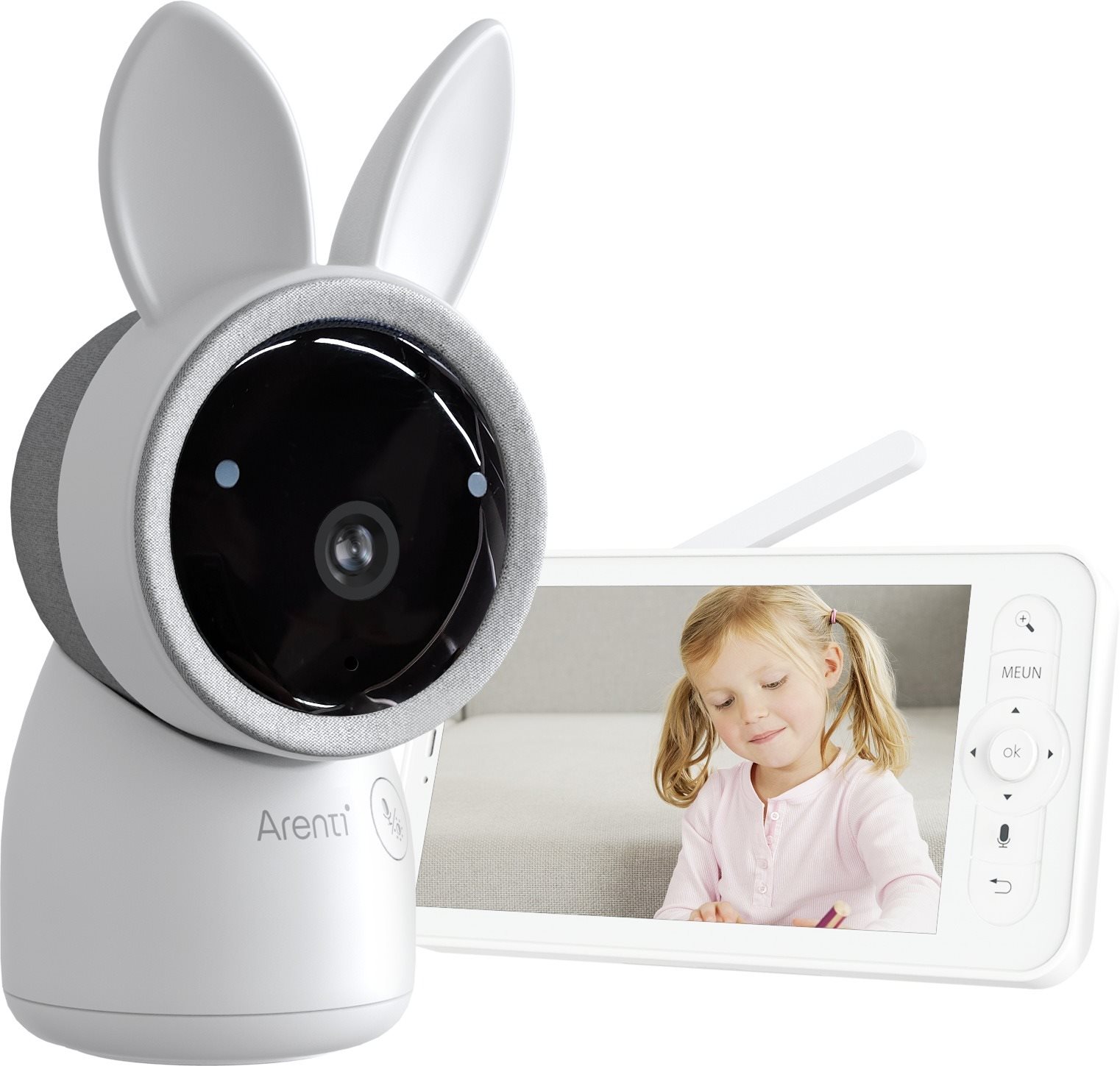 ARENTI 3MP/2K Wi-Fi Video Baby Monitor Kit with LCD Screen IP kamera