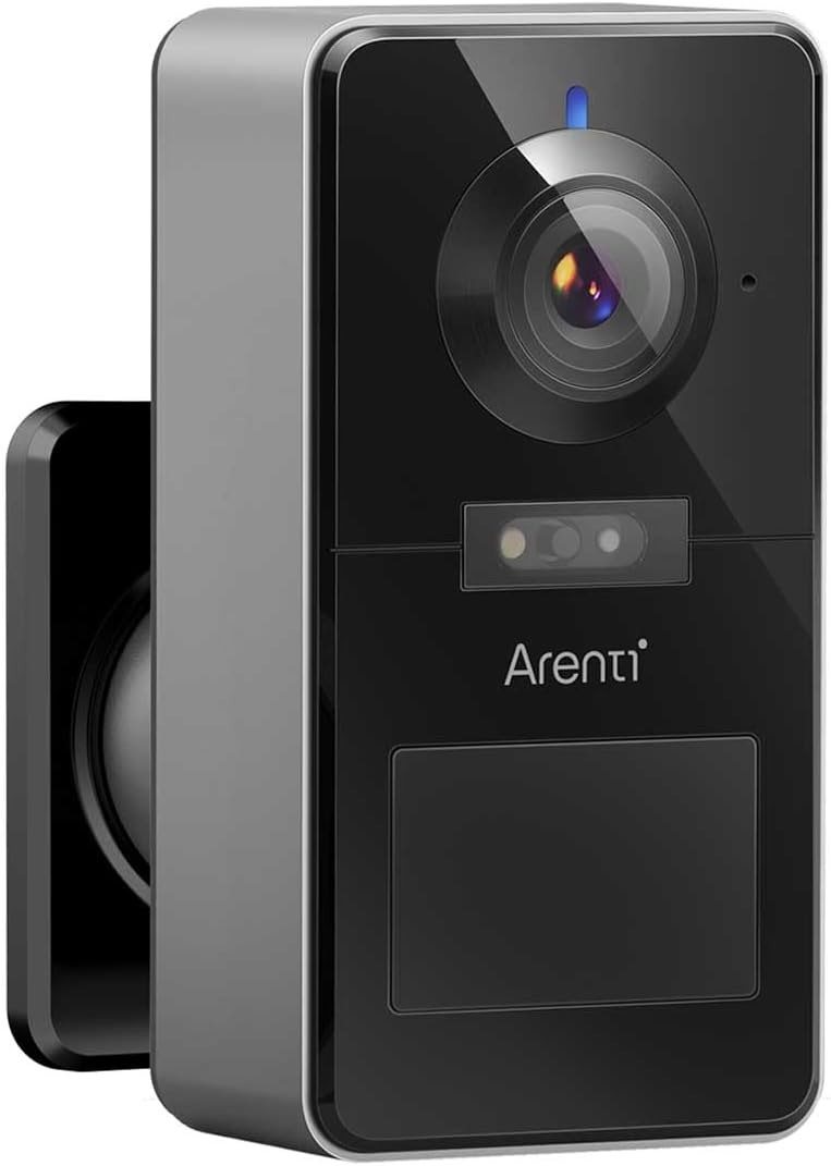 ARENTI Wire-Free Wi-Fi, 4MP/2K, Rechargeable Battery Camera...