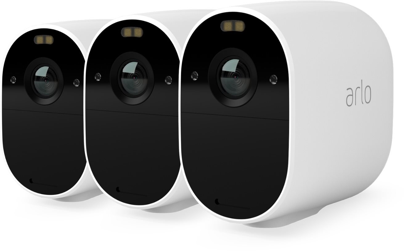 Arlo Essential Outdoor Security Camera – 3 ks, biela IP kamera