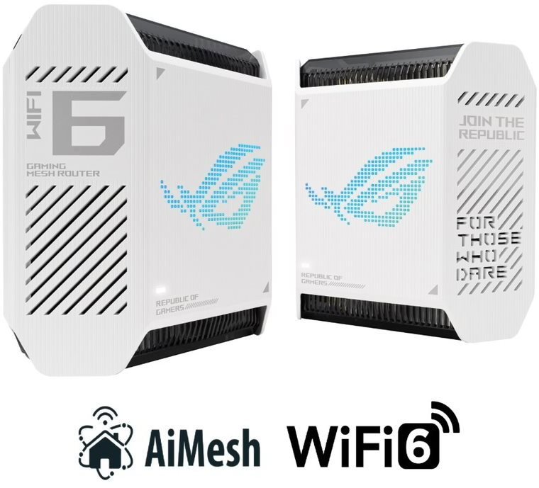 ASUS ROG Rapture GT6 (2-pack, White) WiFi rendszer